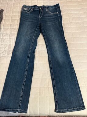 Grace in LA Dark Blue Bootcut Jeans